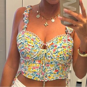 Floral Multicolor Women's Top